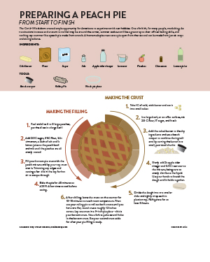 Peach pie diagram 